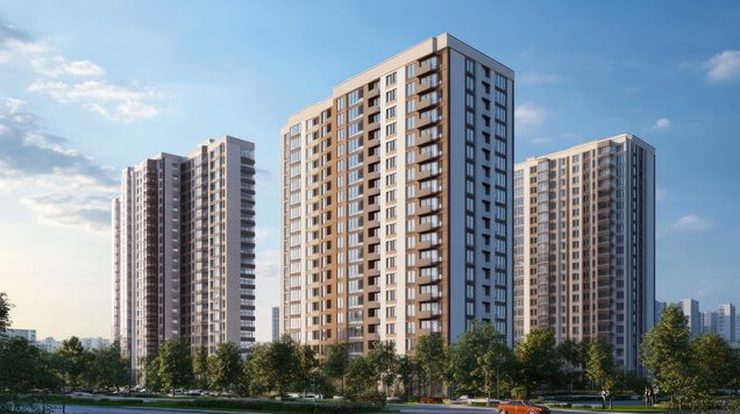 Poulomi Estates Palazzo, Golden Mile Road, artist impression