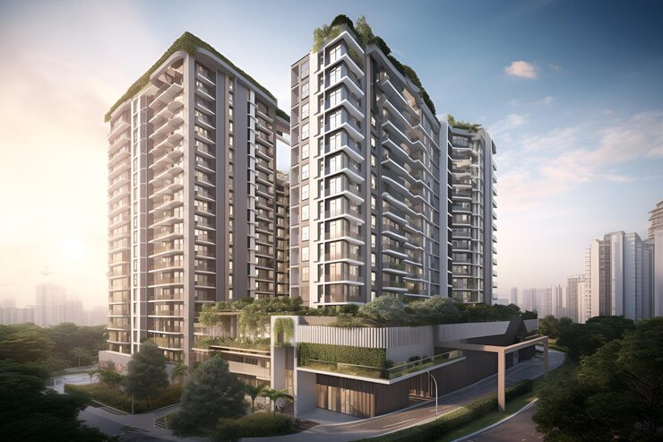 Rajapushpa Summit, Financial District, artist impression