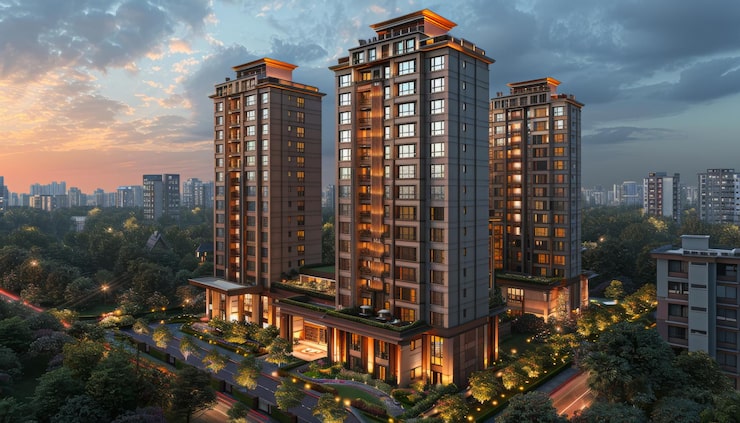 Rajapushpa Open Skies luxury villas in Kokapet Hyderabad