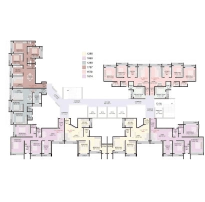 Rajapushpa Summit Office Space floor plan