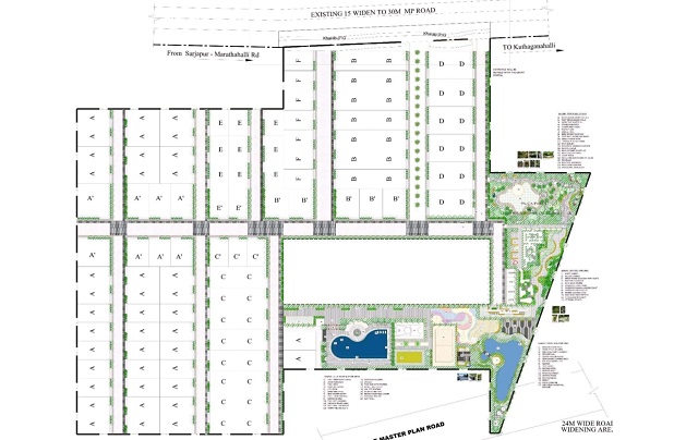 Poulomi Infinity commercial project master plan Kokapet