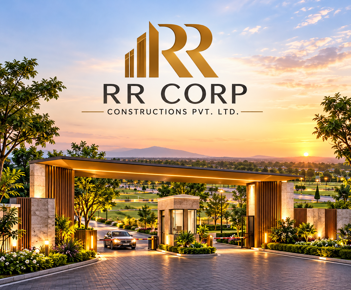 RR Corp Constructions logo