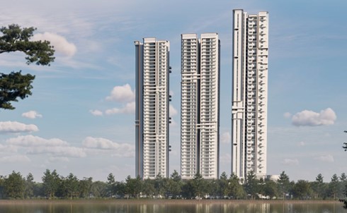 Sri Sreenivasa The Marquise residential tower on Golden Mile Kokapet